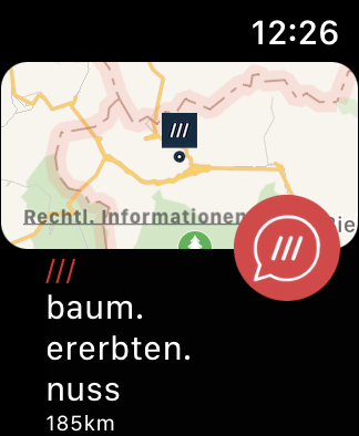 what3words Apple Watch